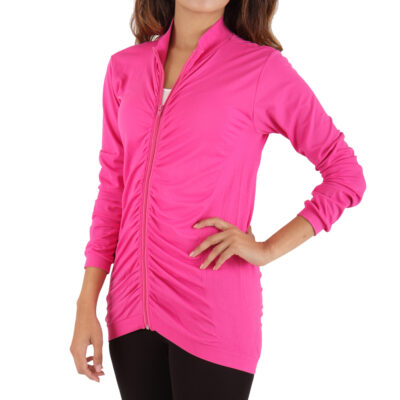Ruched Zip Jacket
