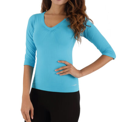 Mid Sleeve V-Neck